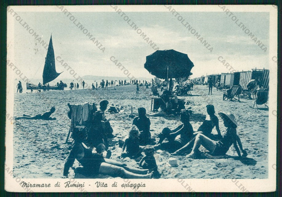 Rimini Miramare di FG cartolina KB0724 – fronte
