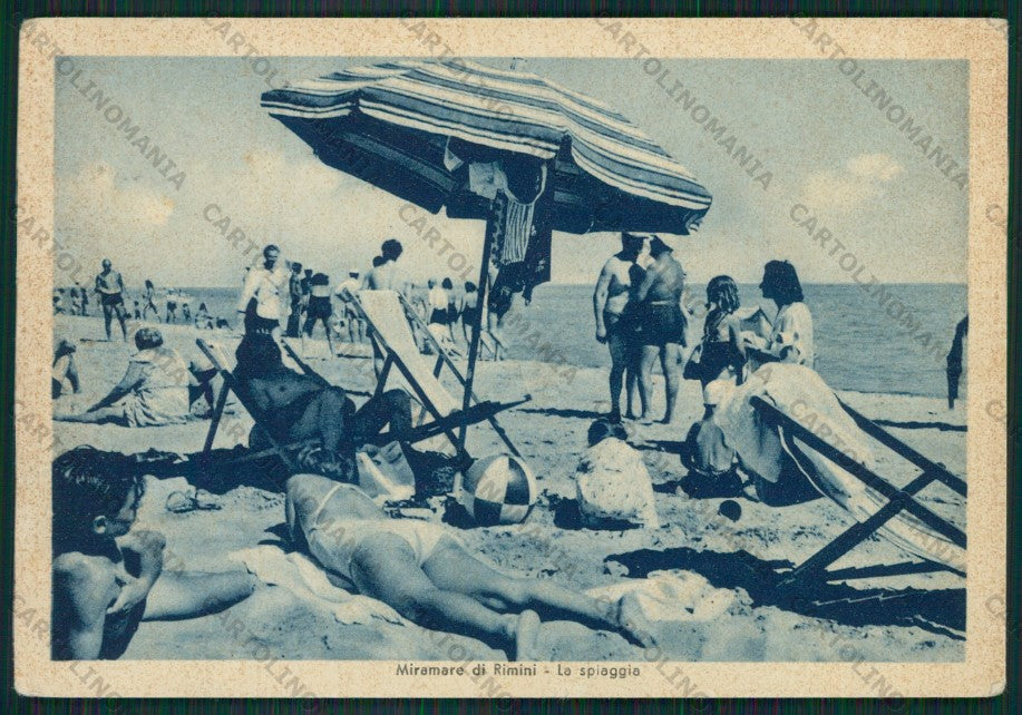 Rimini Miramare di FG cartolina KB0725 – fronte