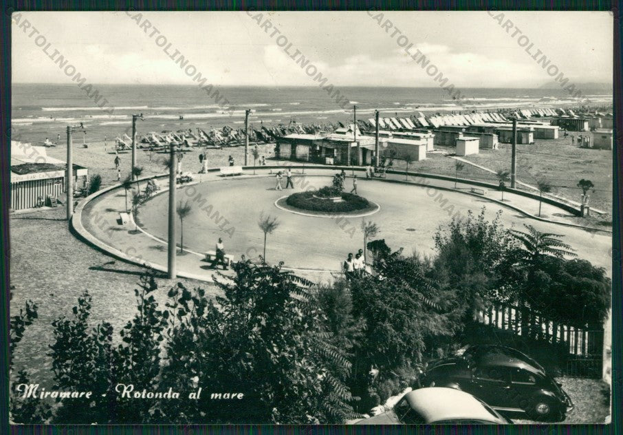 Rimini Miramare di Auto PIEGA Foto FG cartolina KB0735 – fronte