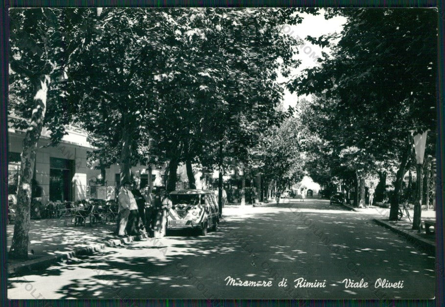 Rimini Miramare di Auto Foto FG cartolina KB0737 – fronte