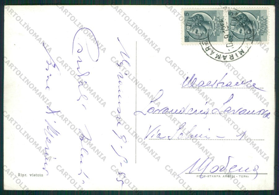 Rimini Miramare di Foto FG cartolina KB0739 – retro