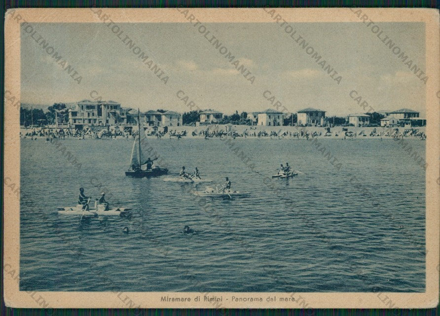 Rimini Miramare di PIEGHINE FG cartolina KB0748 – fronte