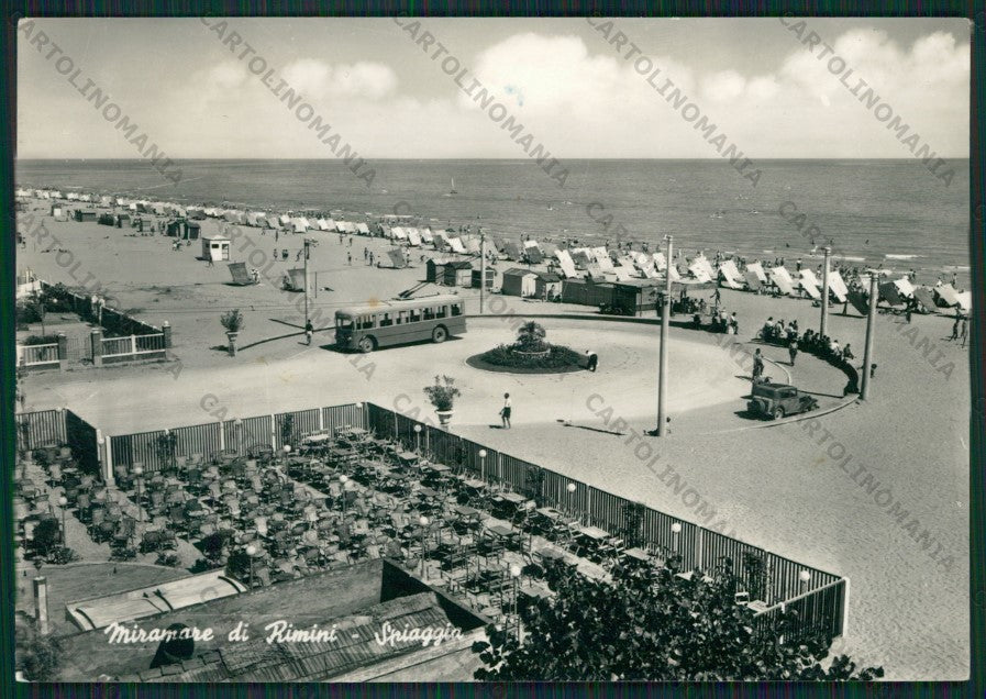 Rimini Miramare di Filovia Foto FG cartolina KB0752 – fronte