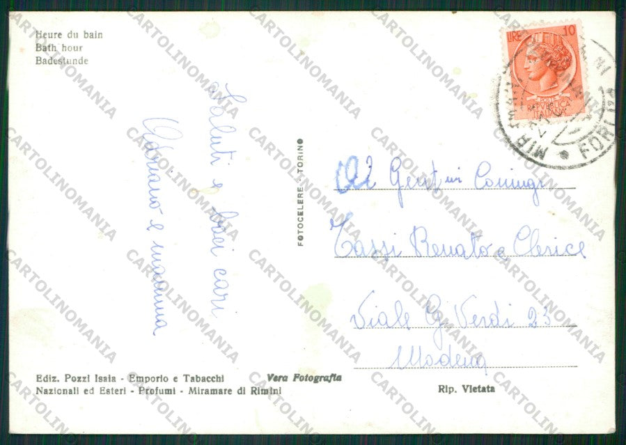 Rimini Miramare di Foto FG cartolina KB0759 – retro
