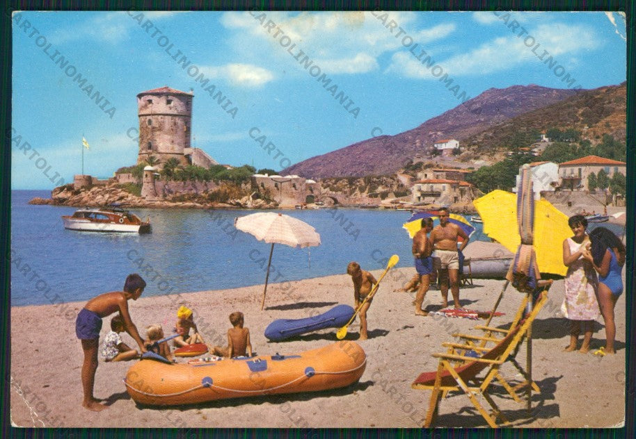 Grosseto Isola del Giglio PIEGHINE Foto FG cartolina KB0785 – fronte
