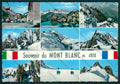 Aosta Courmayeur Monte Bianco Saluti PIEGHE STRAPPINO Foto FG cartolina KB0796 – fronte