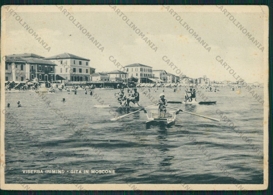 Rimini Viserba PIEGHE FG cartolina KB0799 – fronte