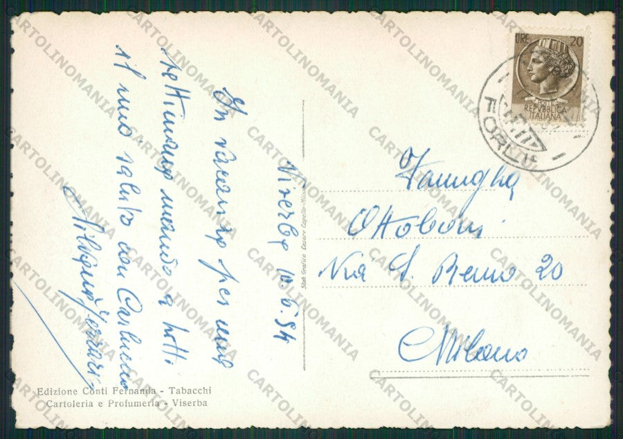 Rimini Viserba PIEGHINA FG cartolina KB0824 – retro