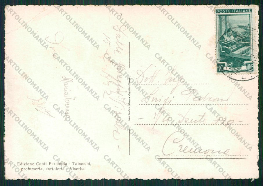 Rimini Viserba PIEGHE FG cartolina KB0825 – retro