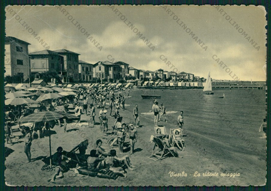 Rimini Viserba PIEGHE FG cartolina KB0827 – fronte