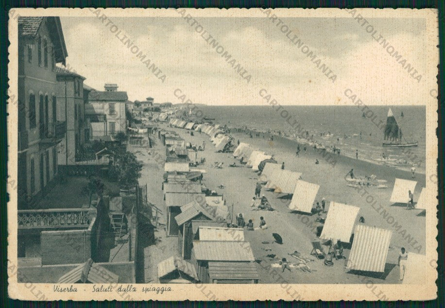Rimini Viserba PIEGHINE FG cartolina KB0833 – fronte