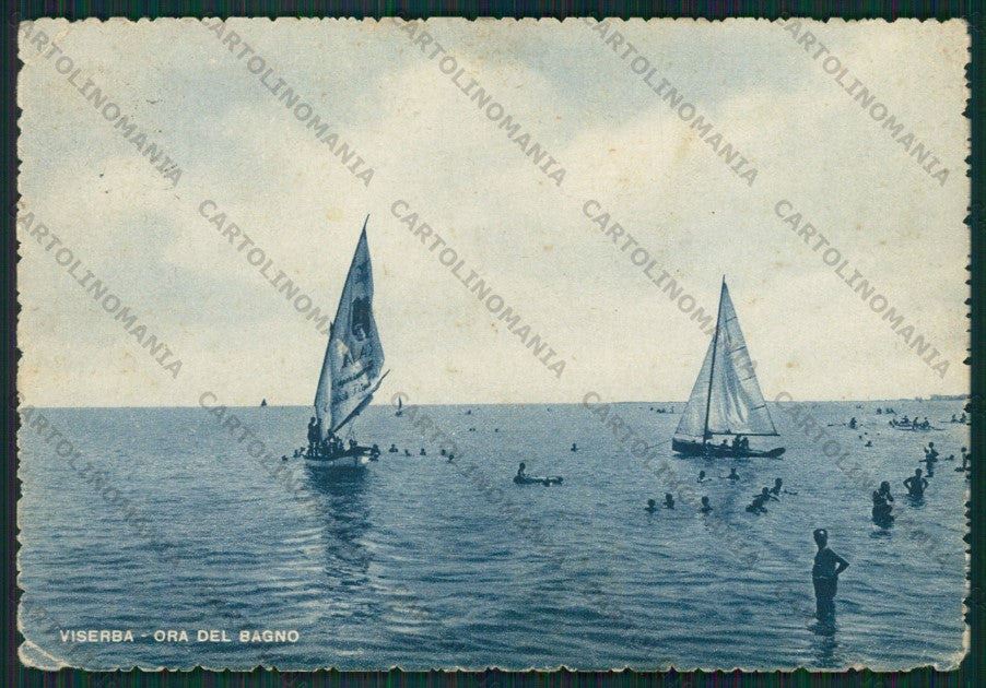 Rimini Viserba PIEGHE FG cartolina KB0836 – fronte