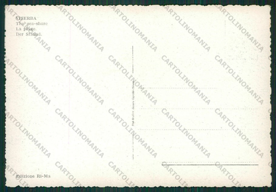 Rimini Viserba FG cartolina KB0841 – retro