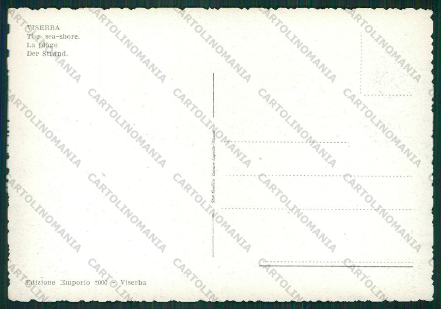 Rimini Viserba FG cartolina KB0842 – retro