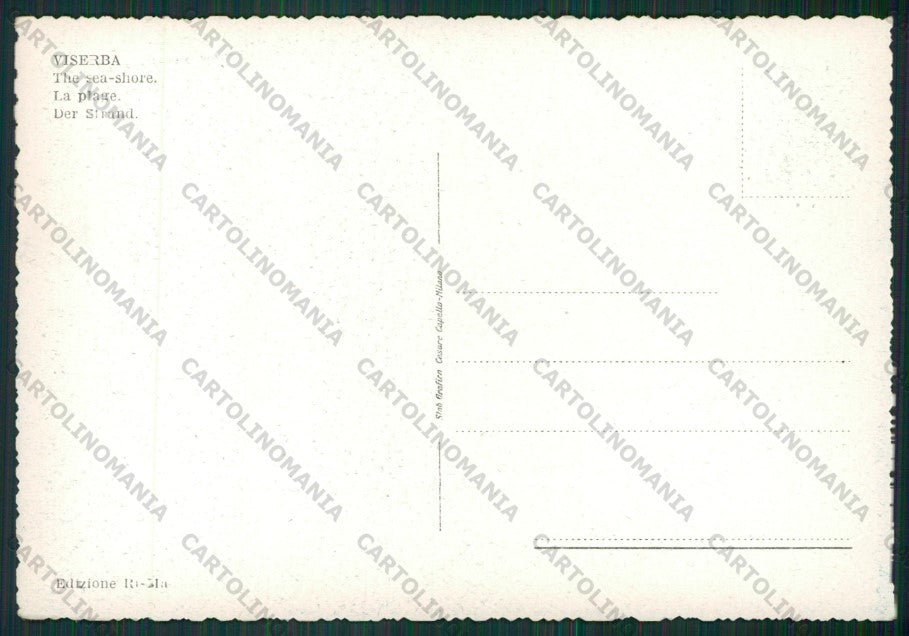 Rimini Viserba FG cartolina KB0844 – retro