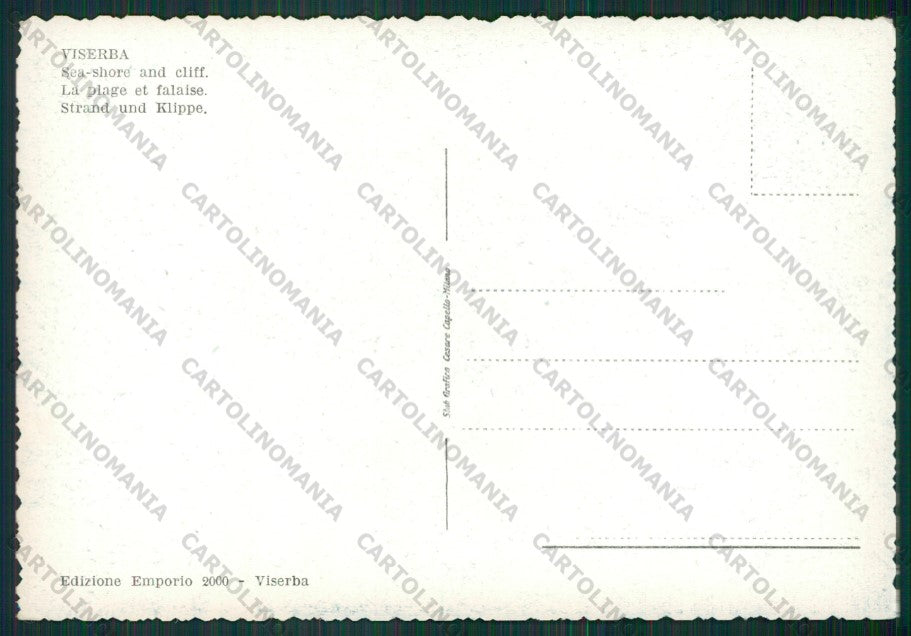 Rimini Viserba FG cartolina KB0846 – retro