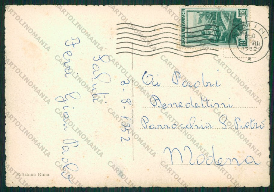 Rimini Viserba FG cartolina KB0857 – retro