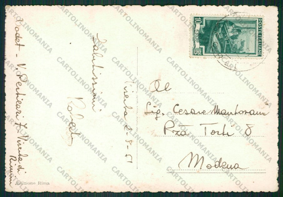Rimini Viserba FG cartolina KB0870 – retro