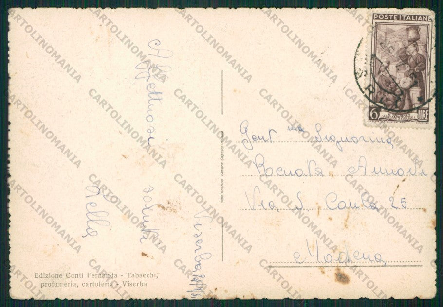 Rimini Viserba PIEGHINE MACCHIA FG cartolina KB0872 – retro