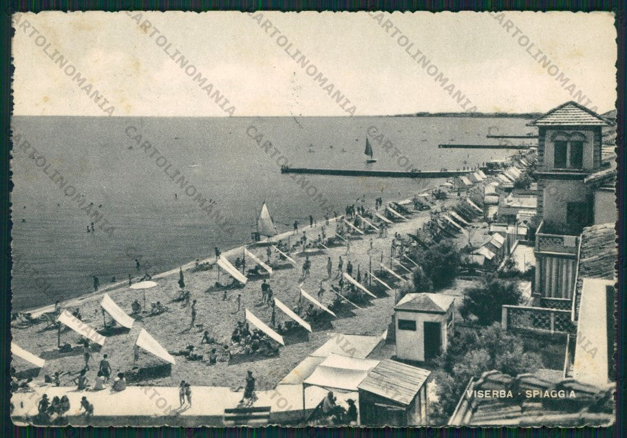 Rimini Viserba PIEGHINE FG cartolina KB0873 – fronte