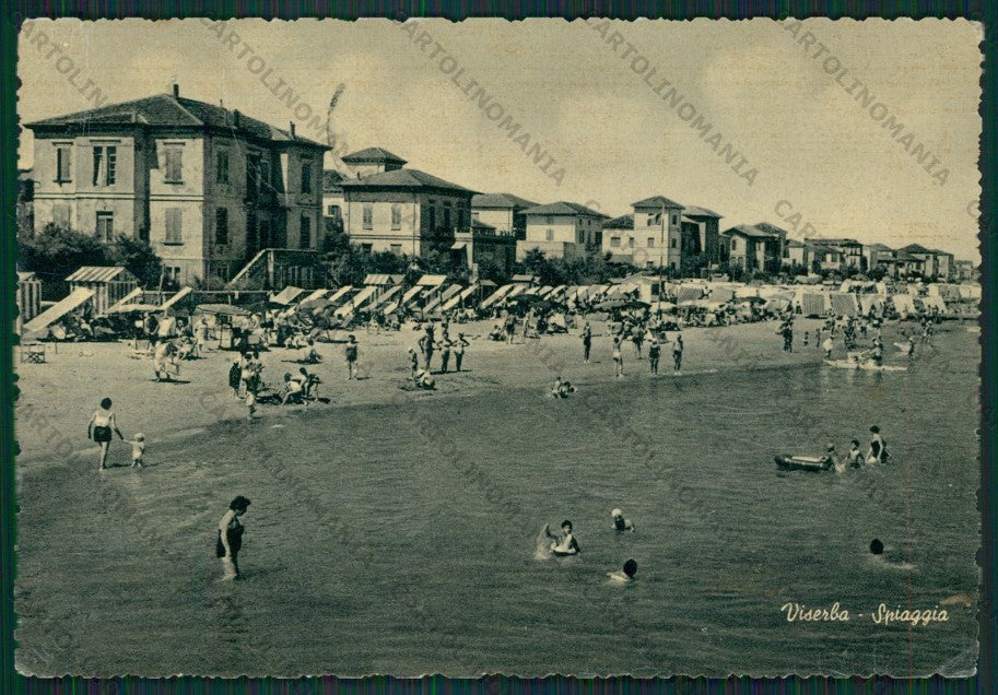 Rimini Viserba PIEGHINE FG cartolina KB0874 – fronte
