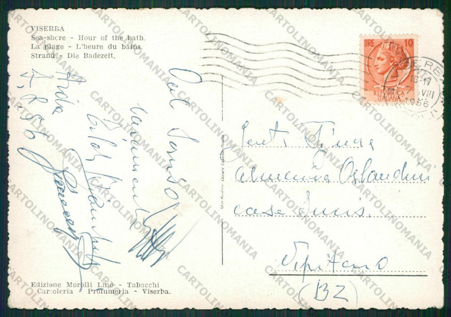 Rimini Viserba FG cartolina KB0877 – retro