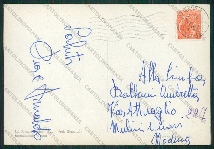 Rimini Viserba Saluti da FG cartolina KB0887 – retro