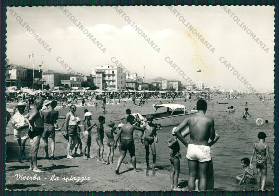 Rimini Viserba PIEGHE Foto FG cartolina KB0891 – fronte