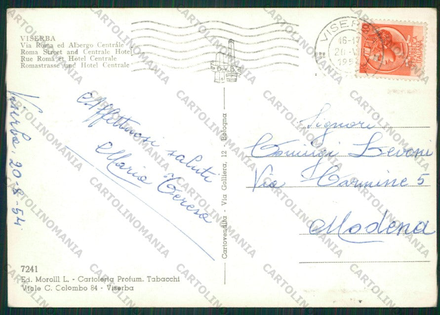 Rimini Viserba Foto FG cartolina KB0894 – retro