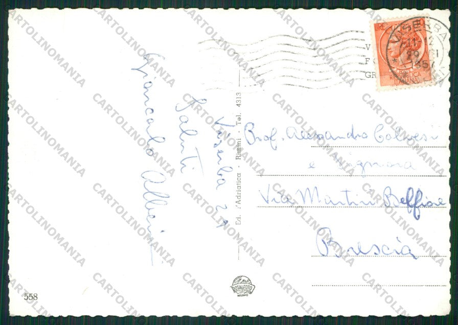 Rimini Viserba Foto FG cartolina KB0899 – retro