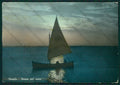 Rimini Viserba Barca PIEGHINE Foto FG cartolina KB0904 – fronte