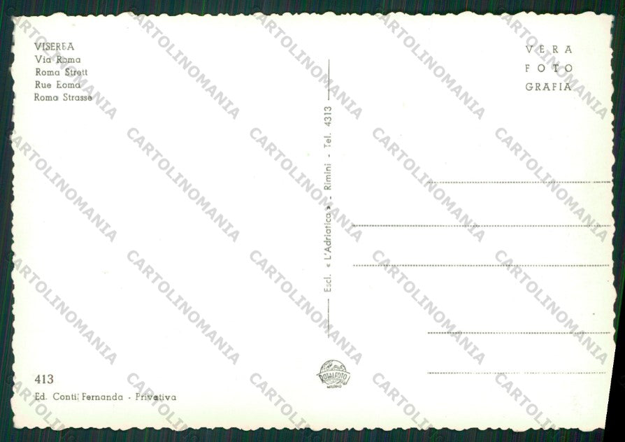 Rimini Viserba Foto FG cartolina KB0912 – retro