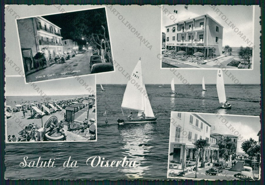 Rimini Viserba Saluti da Foto FG cartolina KB0942 – fronte