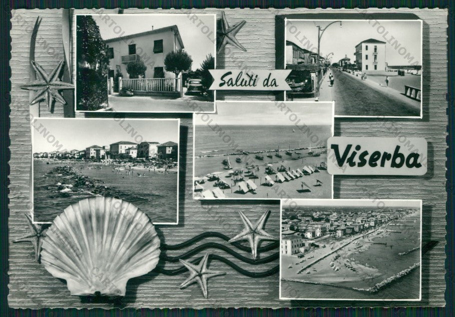 Rimini Viserba Saluti da Foto FG cartolina KB0944 – fronte