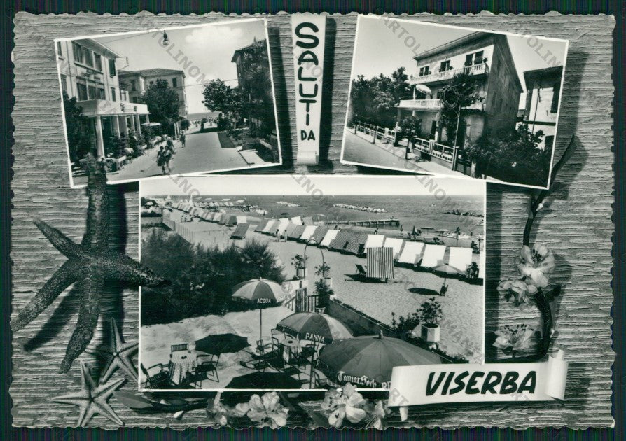 Rimini Viserba Saluti da Foto FG cartolina KB0950 – fronte