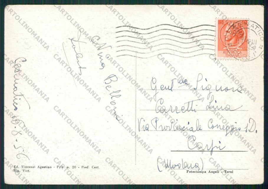 Forlì Cesenatico PIEGHINA FG cartolina KB0960 – retro