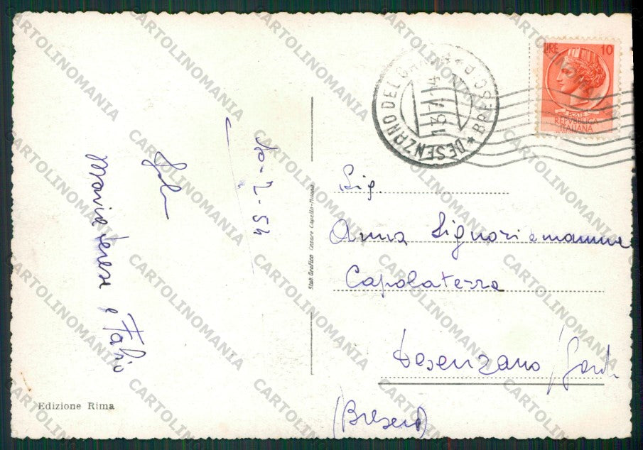 Forlì Cesenatico FG cartolina KB0961 – retro