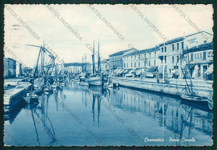 Forlì Cesenatico Porto Canale FG cartolina KB0978 – fronte