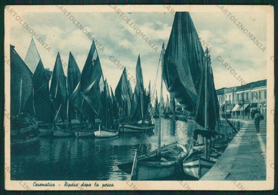 Forlì Cesenatico Barche FG cartolina KB0982 – fronte