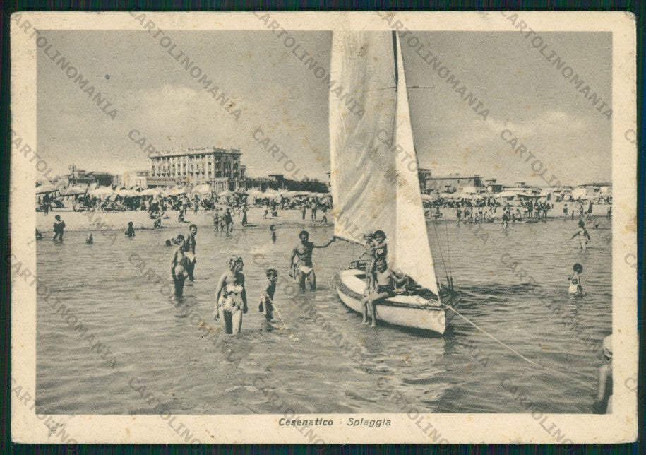 Forlì Cesenatico MACCHIE PIEGHE FG cartolina KB0985 – fronte