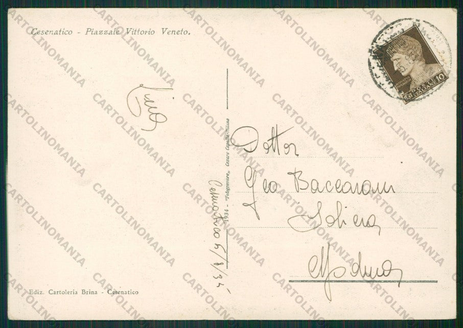 Forlì Cesenatico FG cartolina KB0987 – retro