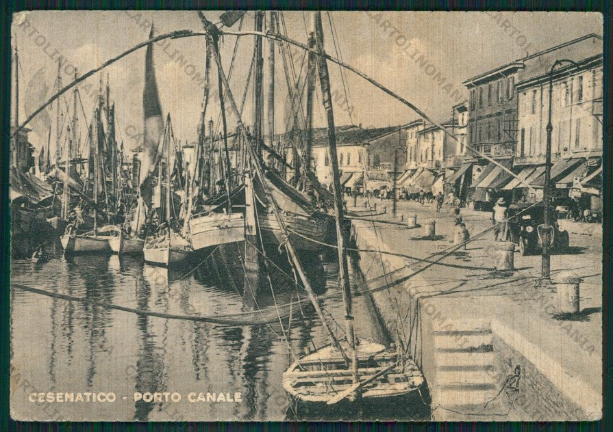 Forlì Cesenatico Porto Canale FG cartolina KB0989 – fronte