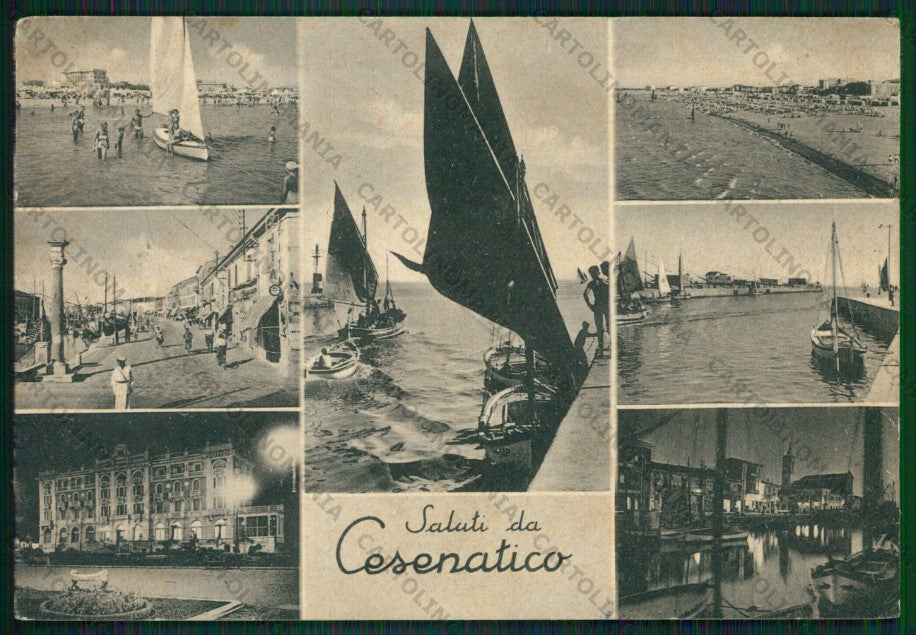Forlì Cesenatico Saluti da FG cartolina KB0997 – fronte