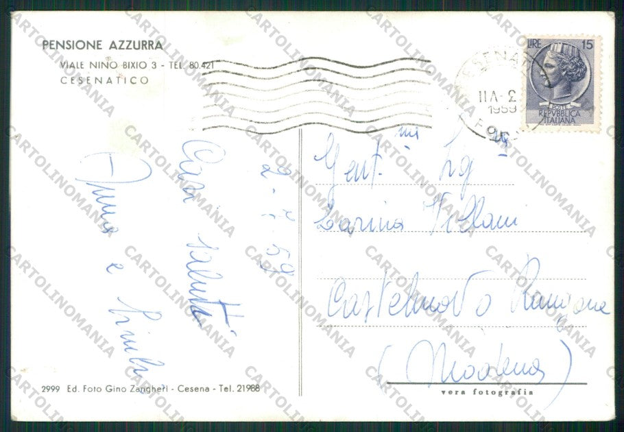 Forlì Cesenatico Foto FG cartolina KB1003 – retro