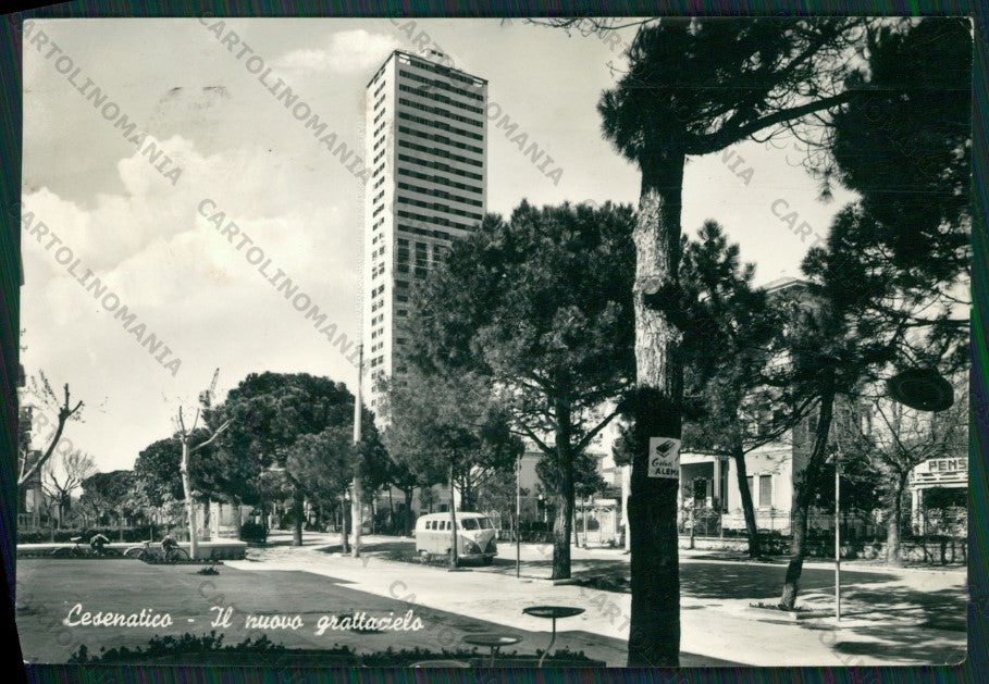 Forlì Cesenatico Auto PIEGA Foto FG cartolina KB1004 – fronte