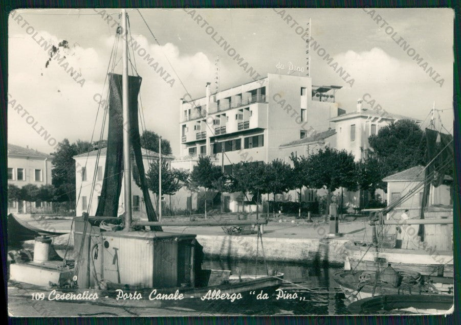 Forlì Cesenatico Porto Canale PIEGHINE STRAPPINO Foto FG cartolina KB1005 – fronte