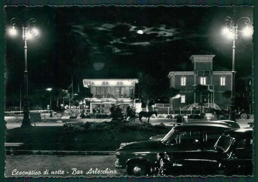 Forlì Cesenatico Auto Chiaro di Luna Foto FG cartolina KB1006 – fronte
