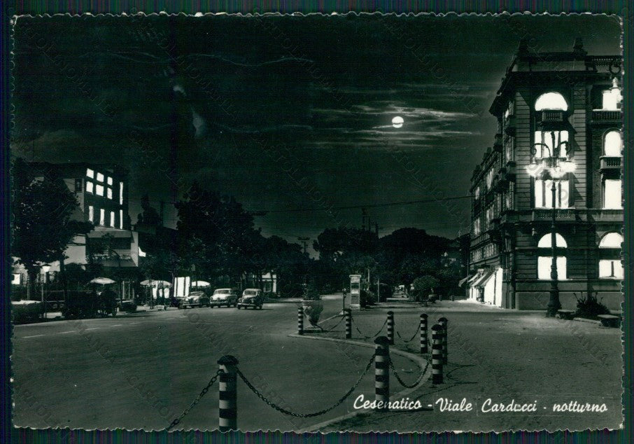 Forlì Cesenatico Auto Chiaro di Luna Foto FG cartolina KB1009 – fronte
