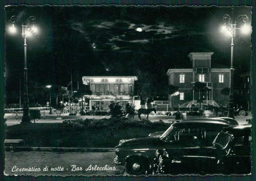 Forlì Cesenatico Auto Chiaro di Luna Foto FG cartolina KB1010 – fronte