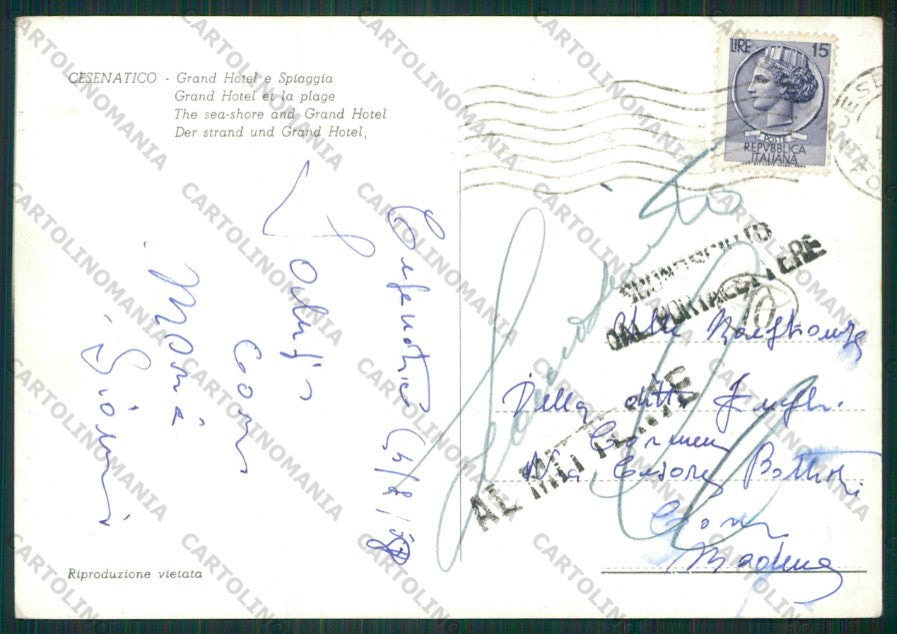 Forlì Cesenatico Foto FG cartolina KB1016 – retro
